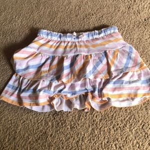 Striped skorts